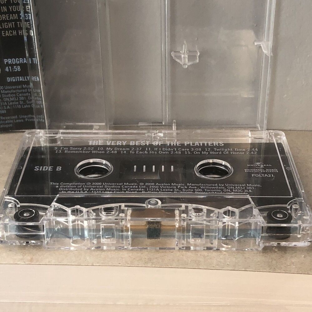 The Platters “Very Best Of” Cassette Tape – Classic Hits Collection - Picture 8 of 8